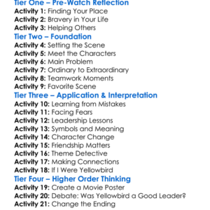 Yellowbird 2014 Worksheet Activity Booklet