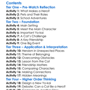 Yo-Kai Watch Jam Yo-Kai Academy Y  Can A Cat Be A Hero 2019 Worksheet Activity Booklet