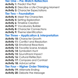 You Changed My Life 2009 Worksheet Activity Booklet
