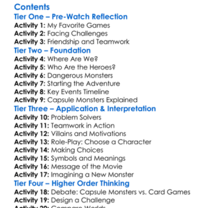 Yu-Gi-Oh Capsule Monsters 2006 Special Worksheet Activity Booklet