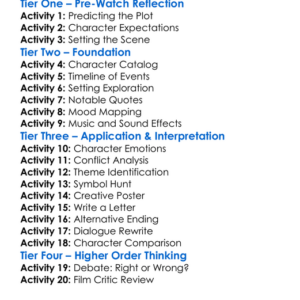 Zandalee 1991 Worksheet Activity Booklet
