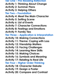 Zigzag David A Adler Worksheet Activity Booklet