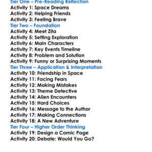 Zita The Spacegirl Series Ben Hatke Worksheet Activity Booklet