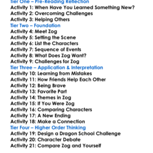 Zog Julia Donaldson Worksheet Activity Booklet