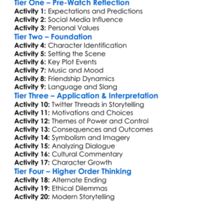 Zola 2021 Worksheet Activity Booklet