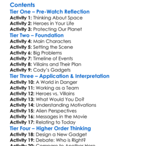 Zombies Of The Stratosphere 1952 Commando Cody Worksheet Activity Booklet